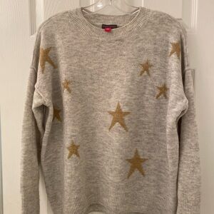 Vince Camuto Gold Stars sweater
